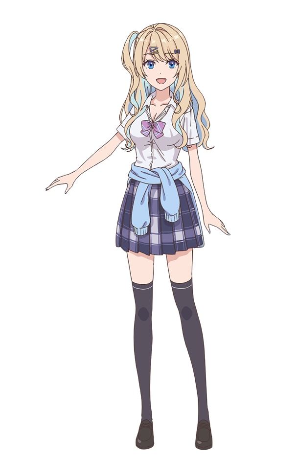 白河月愛（CV：大西沙織） (c)長岡マキ子・ magako/KADOKAWA/ キミゼロ製作委員会