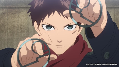 TVアニメ「もののがたり」第1話の場面カット。