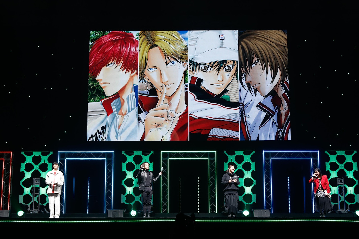 「新テニスの王子様」のステージイベントより。 (c)SHUEISHA Inc. All rights reserved.