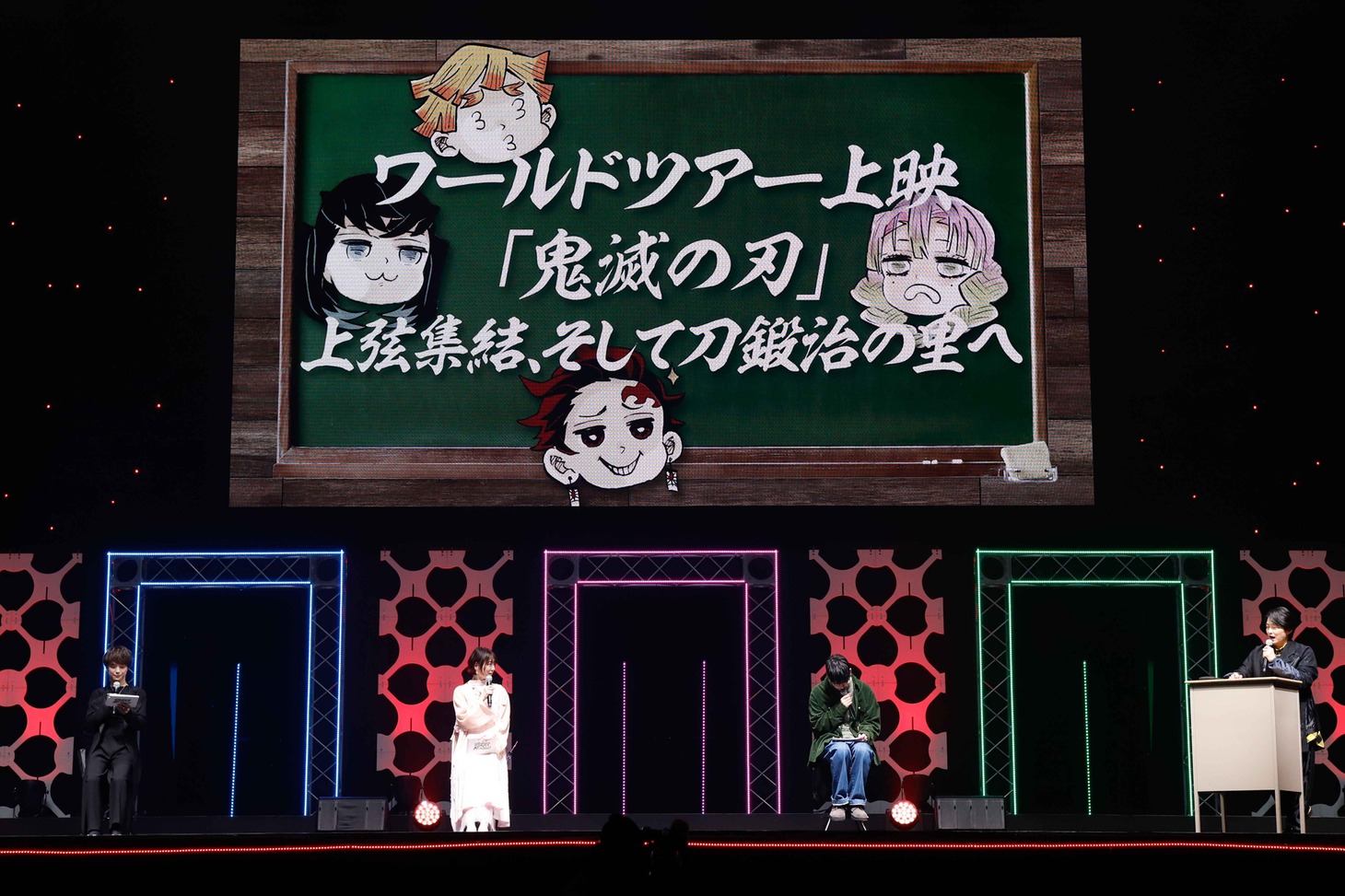「鬼滅の刃」ステージより。