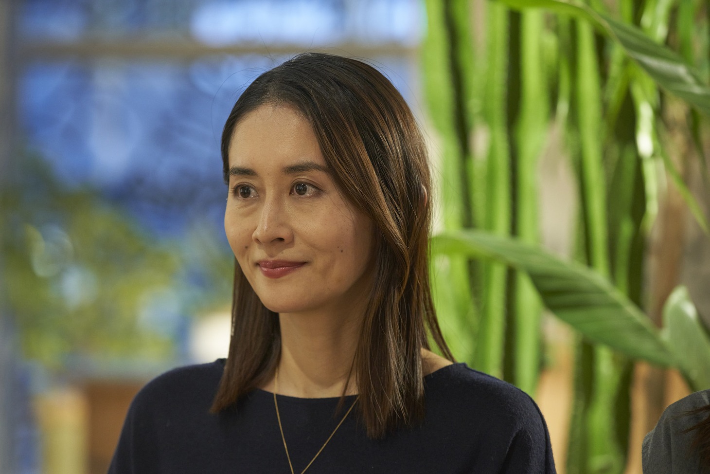 河井青葉演じる五十嵐博美。(c)谷口菜津子・新潮社／「今夜すきやきだよ」製作委員会の