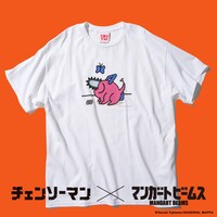「チェンソーマンｘMANGART BEAMS ポチタ_S/S Tshirts」