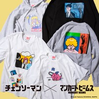 TVアニメ「チェンソーマン」とマンガート ビームスのコラボアイテム。