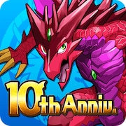 「パズル&ドラゴンズ」10周年アプリアイコン