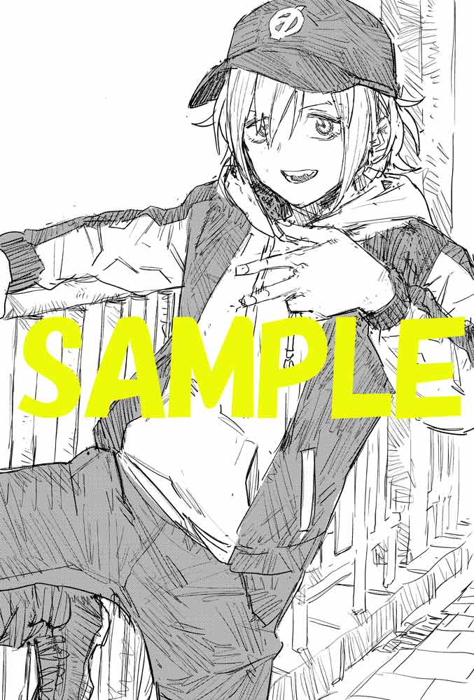 アニメイト特典のサンプル。