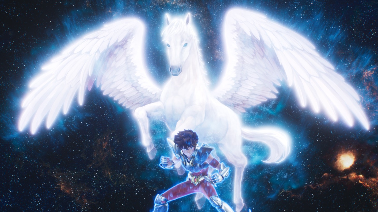 「聖闘士星矢：Knights of the Zodiac バトル・サンクチュアリ」の新たな場面カット。