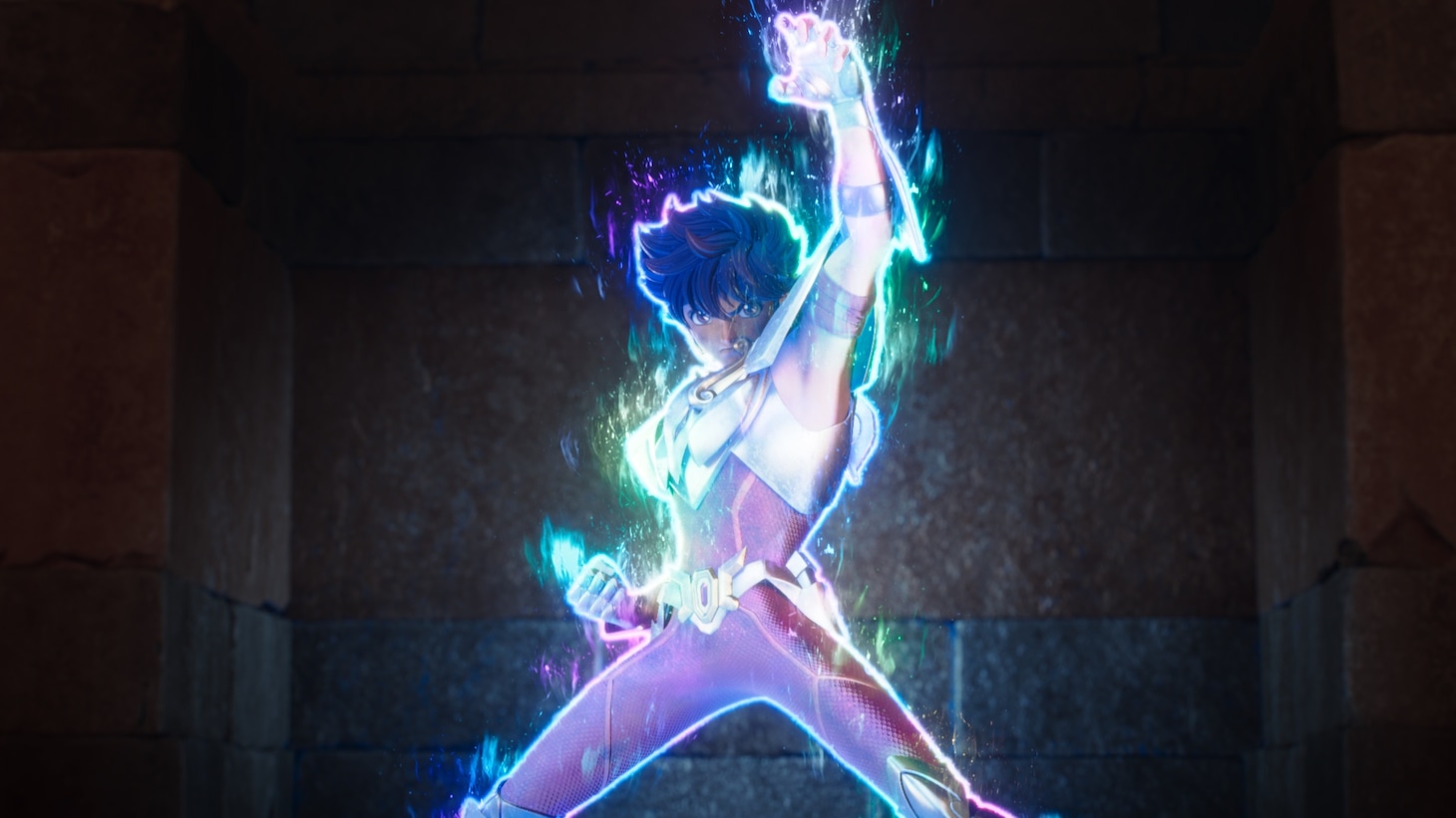 「聖闘士星矢：Knights of the Zodiac バトル・サンクチュアリ」の新たな場面カット。