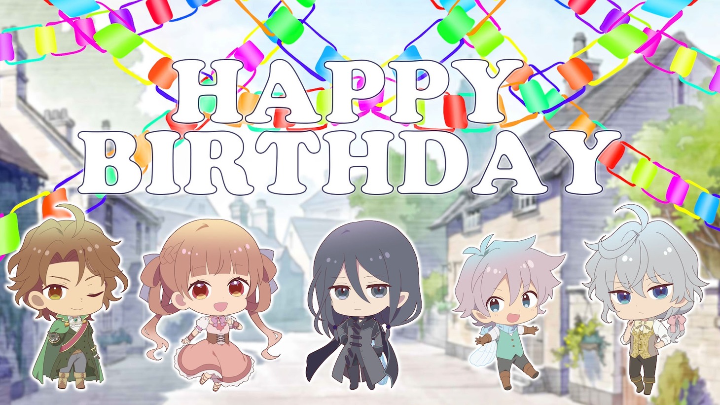 シャルの誕生日を祝う動画より。