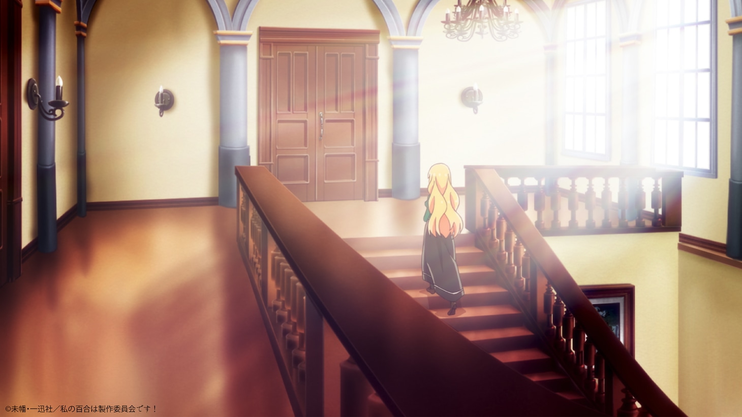 TVアニメ「私の百合はお仕事です！」PVより。 (c)未幡・一迅社／私の百合は製作委員会です！