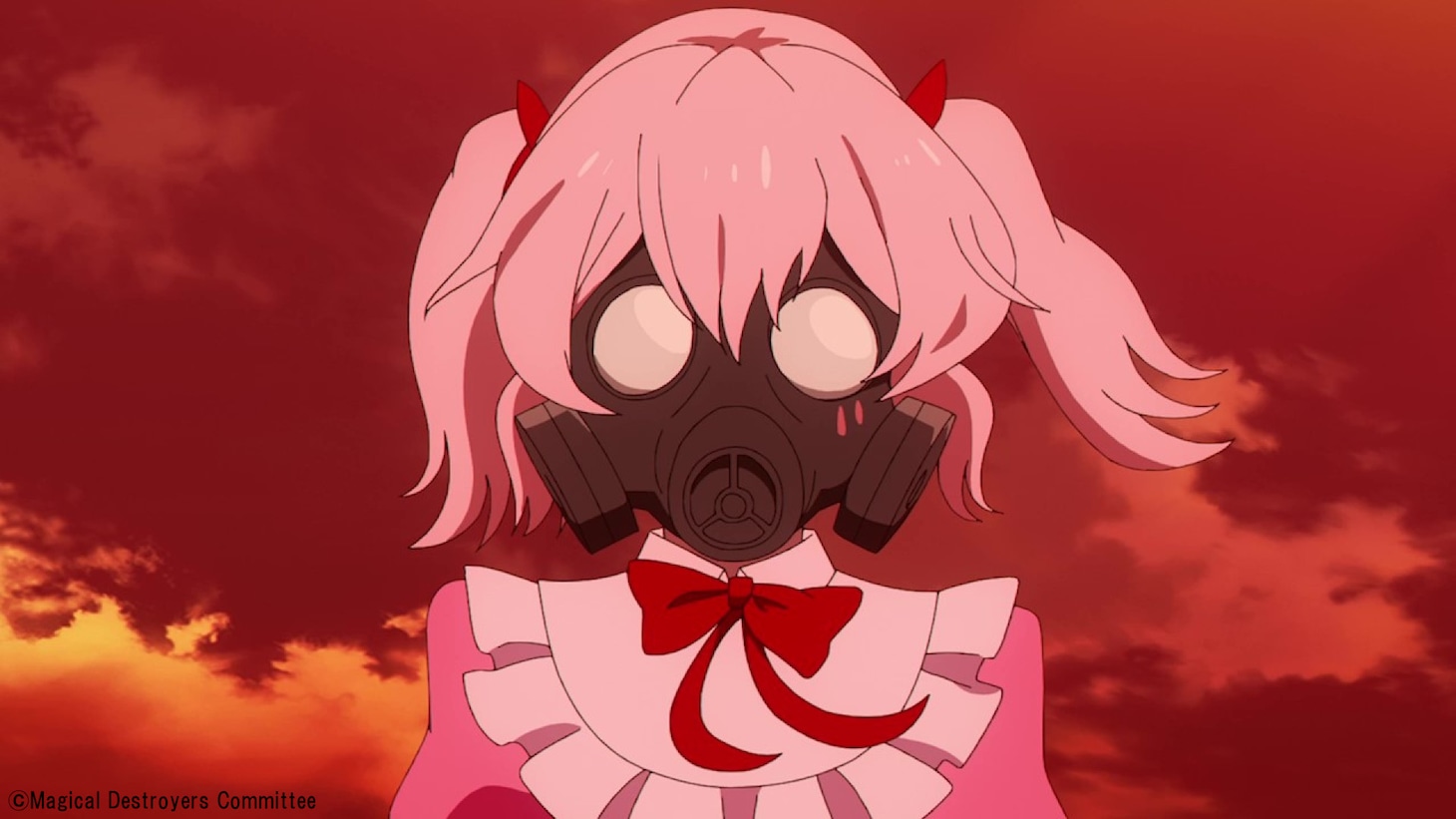 オリジナルアニメ「魔法少女マジカルデストロイヤーズ」第1弾PVより。(c)Magical Destroyers Committee
