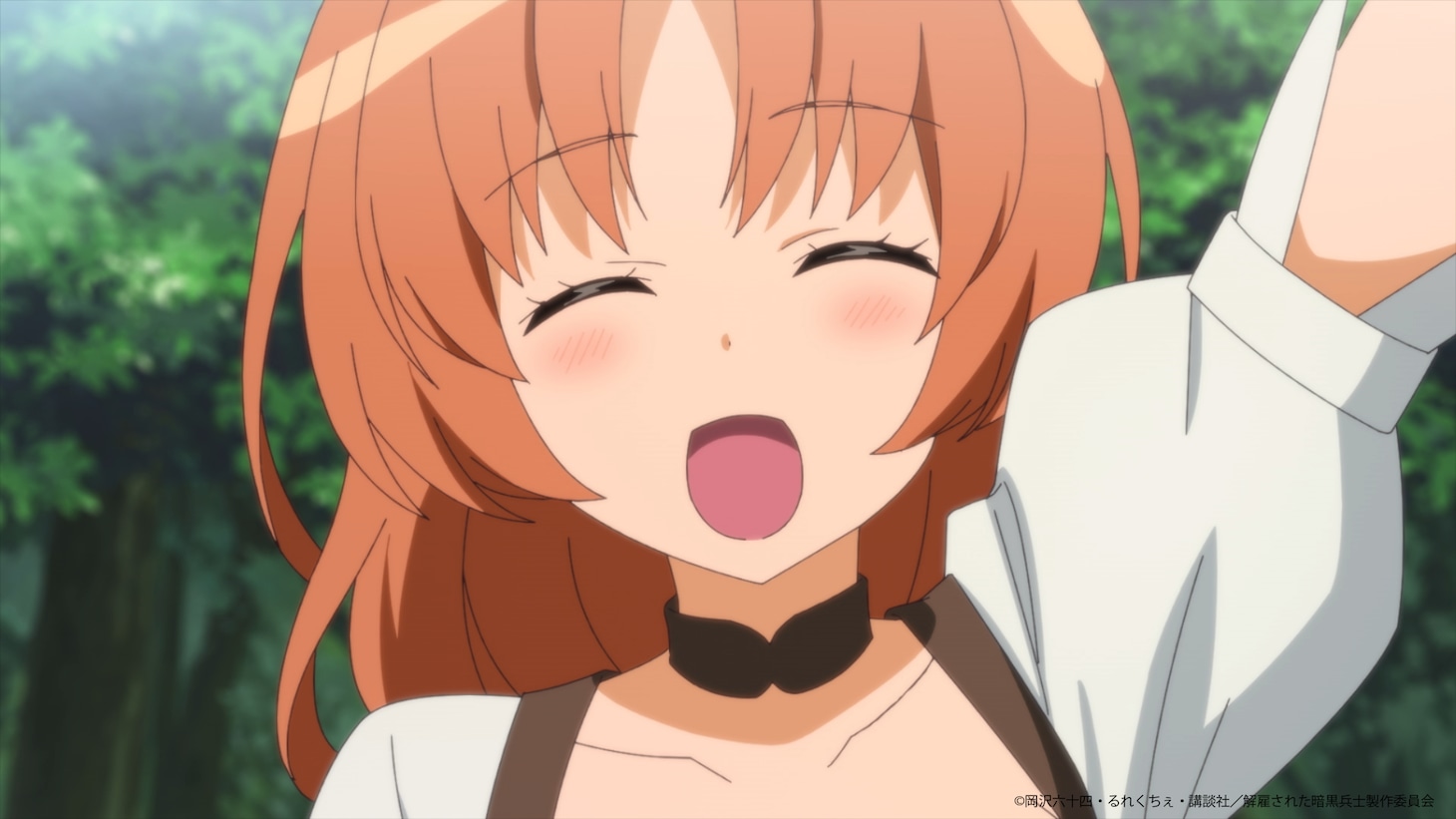 TVアニメ「解雇された暗黒兵士（30代）のスローなセカンドライフ」第2弾PVより。(c)岡沢六十四・るれくちぇ・講談社／解雇された暗黒兵士製作委員会　