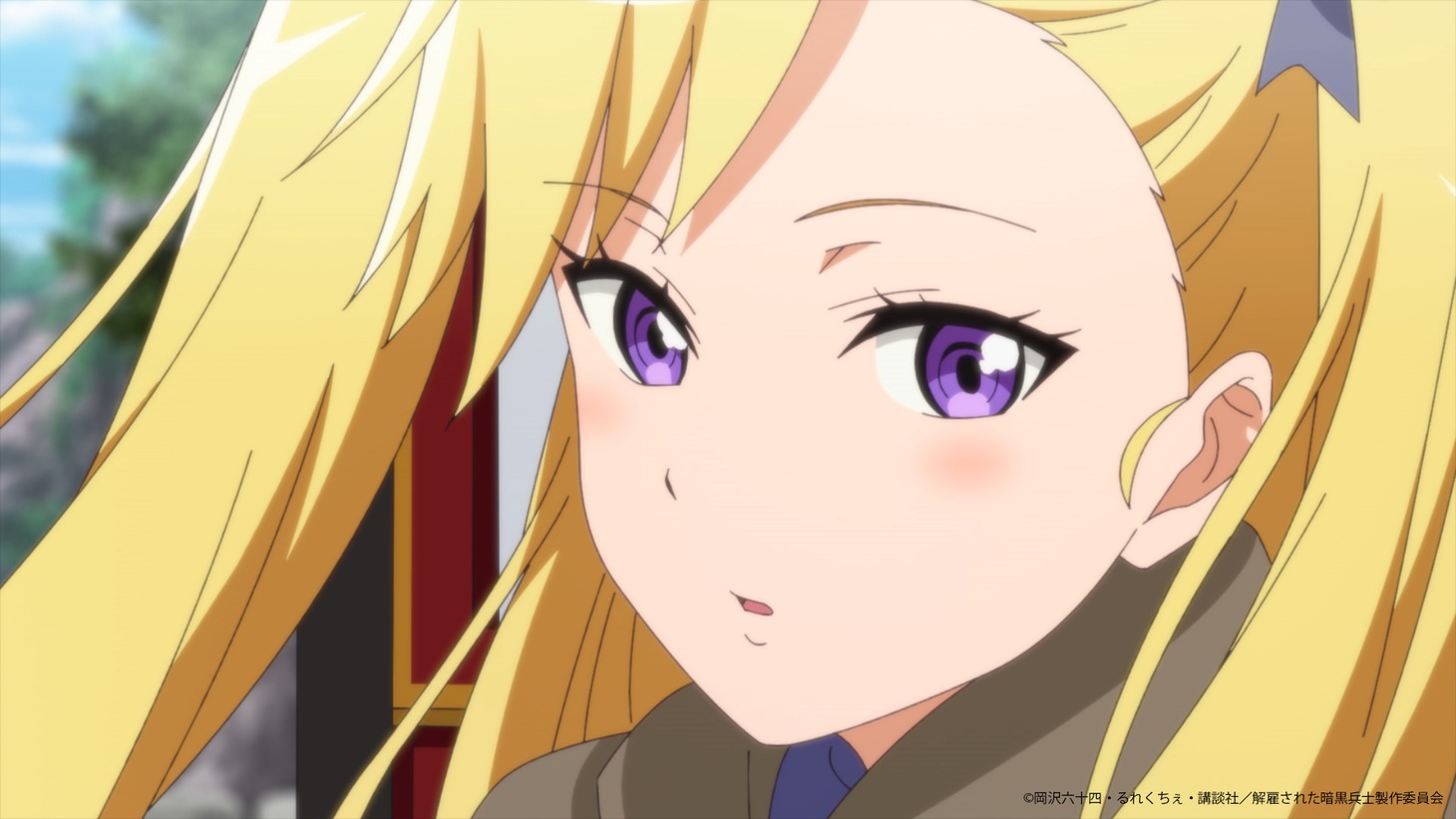 TVアニメ「解雇された暗黒兵士（30代）のスローなセカンドライフ」第2弾PVより。(c)岡沢六十四・るれくちぇ・講談社／解雇された暗黒兵士製作委員会　