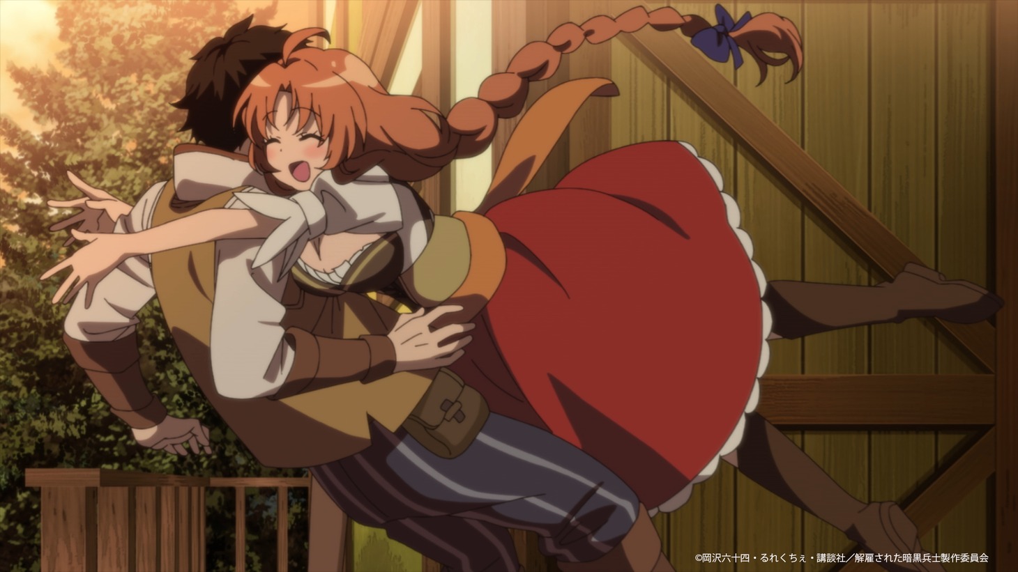 TVアニメ「解雇された暗黒兵士（30代）のスローなセカンドライフ」第2弾PVより。(c)岡沢六十四・るれくちぇ・講談社／解雇された暗黒兵士製作委員会　