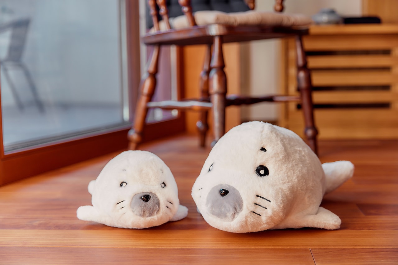 少年アシベ ごまちゃん ぬいぐるみ ハーフサイズ ゴマちゃんの