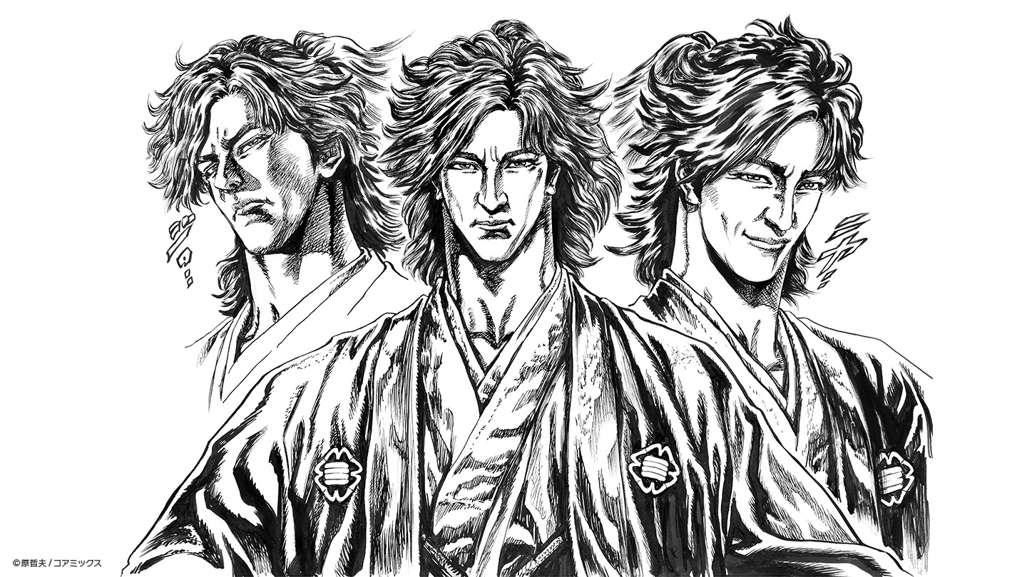 原哲夫の原画。