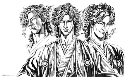 原哲夫の原画。