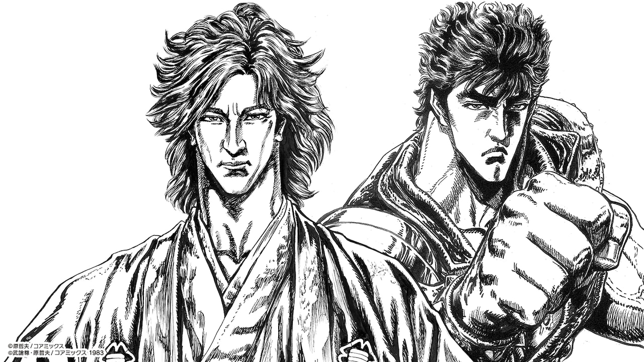 原哲夫の原画。 - 原哲夫がサムライマック新CMの原画を担当、アニメで