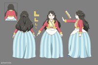 サーラの設定画。