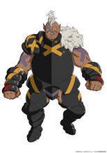 ババン（CV：島田岳洋）
「横殴りのババン」の二つ名を持つヤマビトの村の族長。かつてジイロと戦いを繰り広げたことがあり、強者を好む。