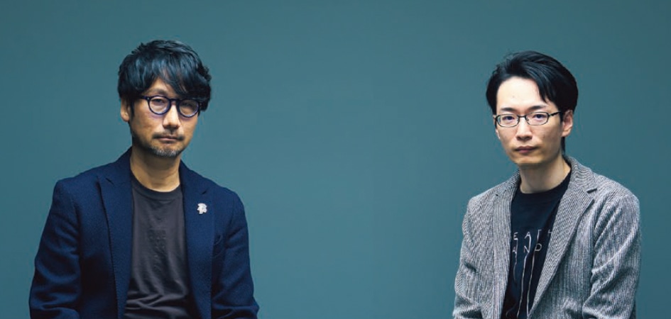 左から小島秀夫、不二涼介。