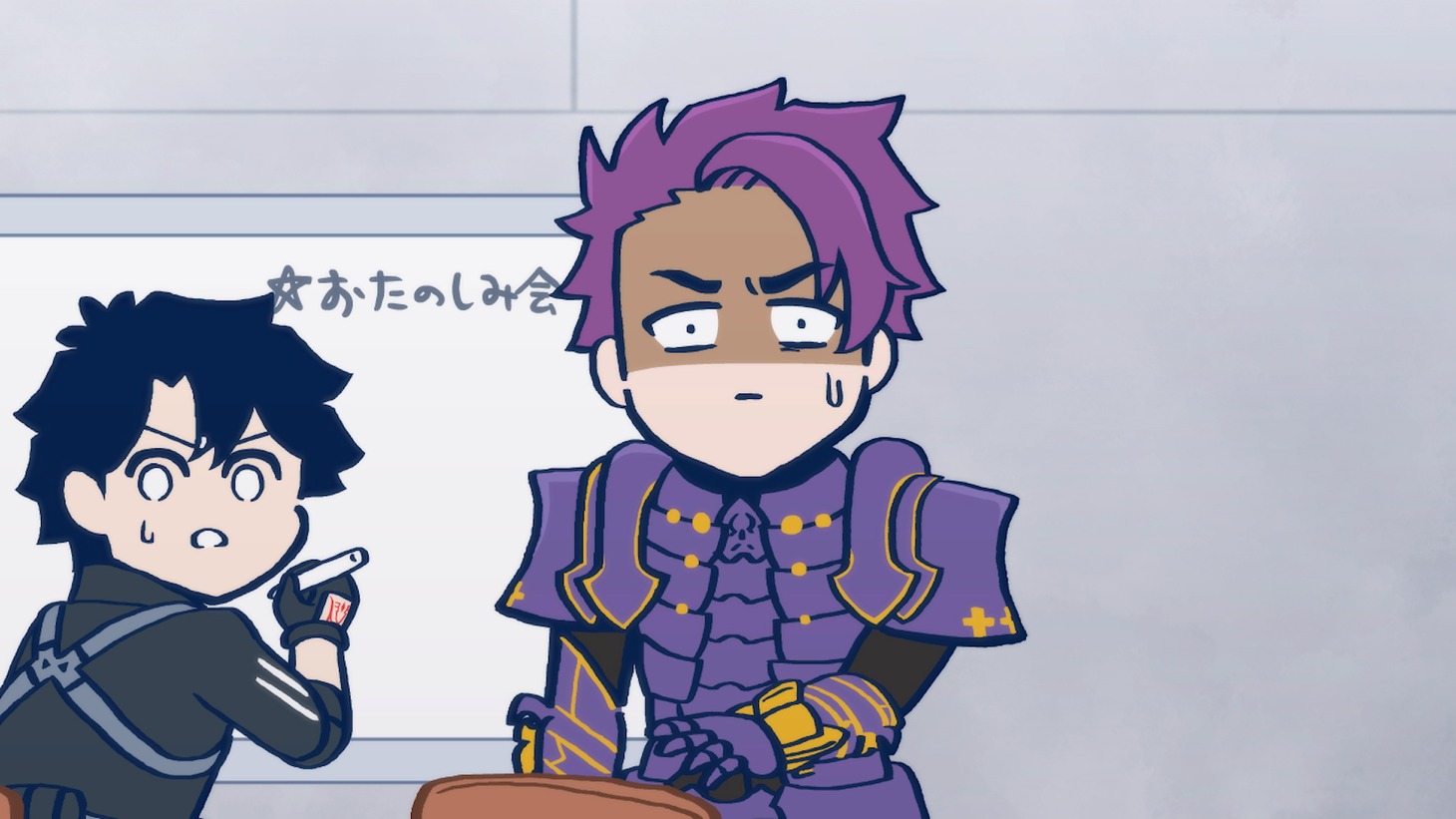 ショートアニメ「Fate/Grand Order 藤丸立香はわからない」より。