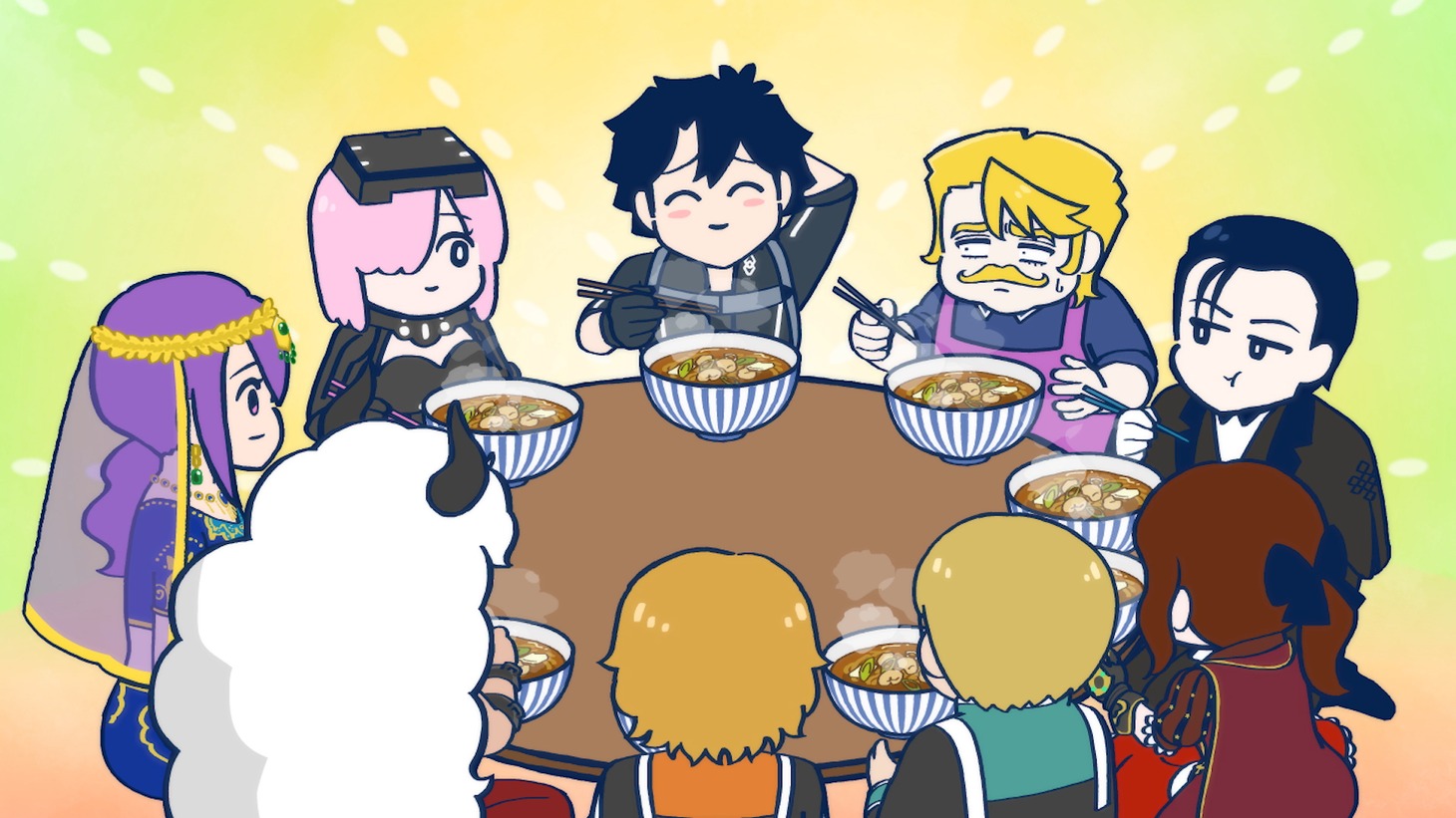 ショートアニメ「Fate/Grand Order 藤丸立香はわからない」より。
