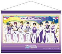 オリジナルグッズのタペストリー。