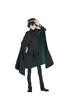 江戸川乱歩（CV：神谷浩史）。両親を亡くし、職を失い、行くあてもなく途方にくれていた14歳の少年。事件の真相をひと目で見抜き、未来まで予見する推理力を持つ。尊大な口ぶりだが、お菓子を買ってもらうと喜ぶ幼い面も。