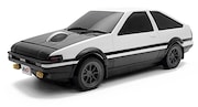 「無線マウス トヨタ AE86 『頭文字D』 藤原とうふ店（自家用）仕様」