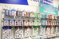 「新テニスの王子様×サンリオキャラクターズ -SERVICE PLAY！-」ポップアップコーナーの様子。