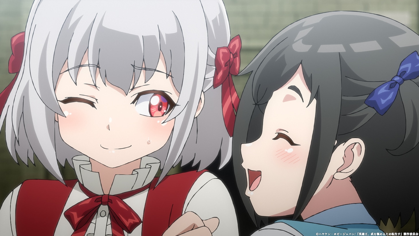 アニメ「英雄王、武を極めるため転生す ～そして、世界最強の見習い騎士♀～」第1話より。
