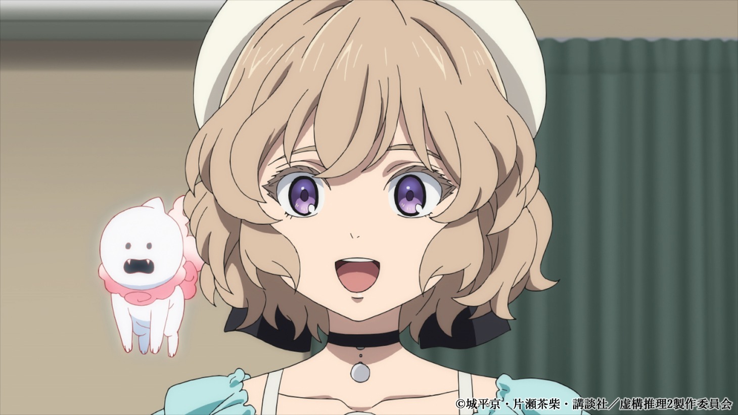 TVアニメ「虚構推理 Season2」の第1話より。