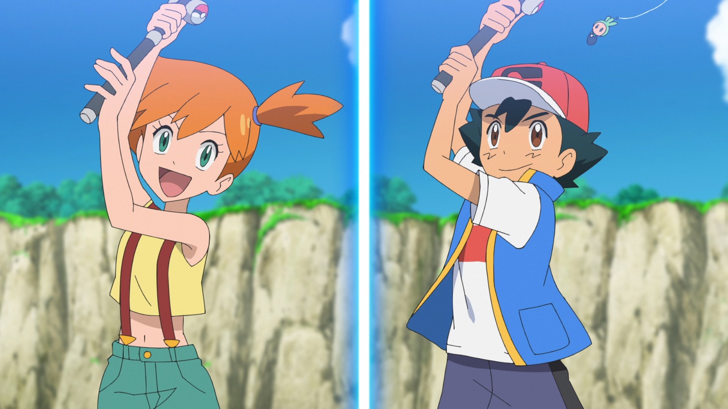 「ポケットモンスター めざせポケモンマスター」第2話「サトシVSカスミ！うみべのいっきうち!!」より。