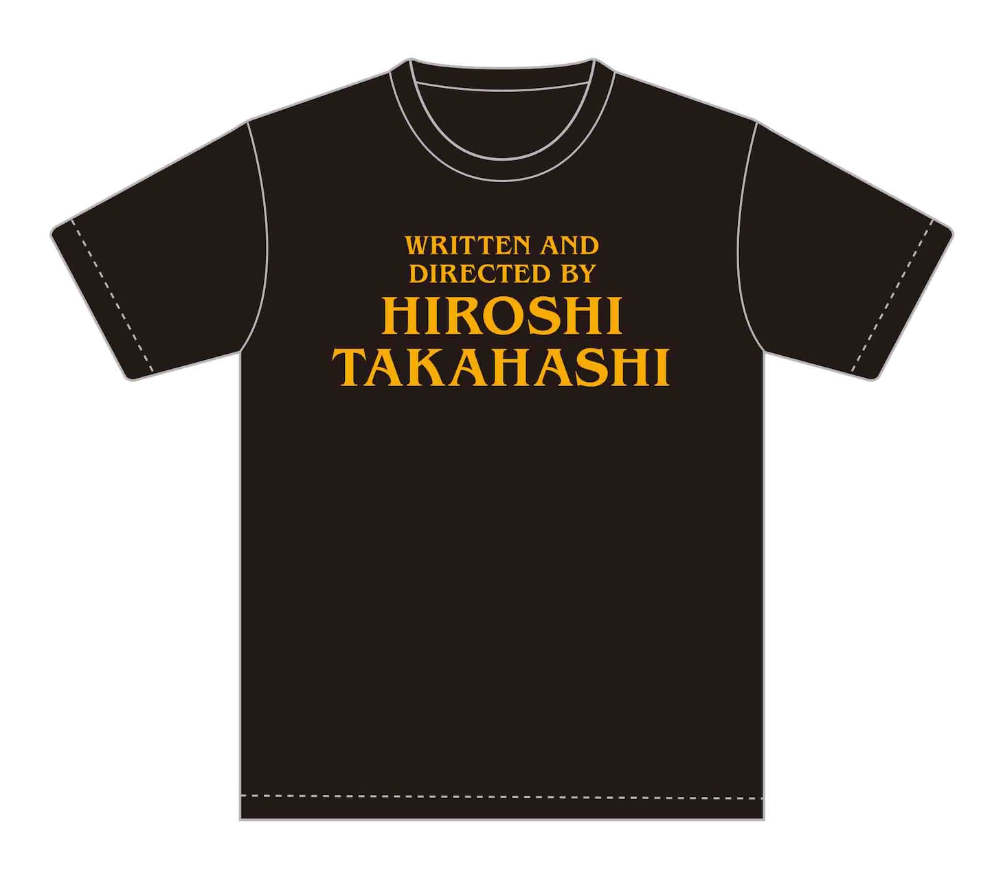 高橋ヒロシの“特製Tシャツ”前面。
