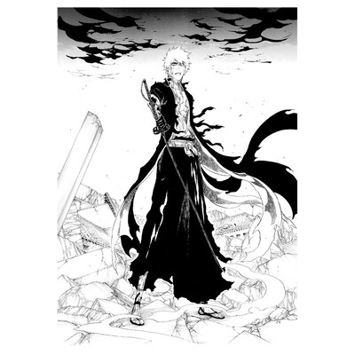 「BLEACH」活版印刷作品。