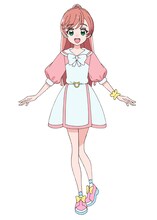 虹ヶ丘ましろ（CV：加隈亜衣）。優しく思いやりのある、ソラシド市の中学2年生。物知りで、料理や自然についての知識もたくさん持っている。両親が海外赴任中のため、祖母のヨヨと二人暮らしをしている。あだ名は「ましろん」。 (c)ABC-A・東映アニメーション