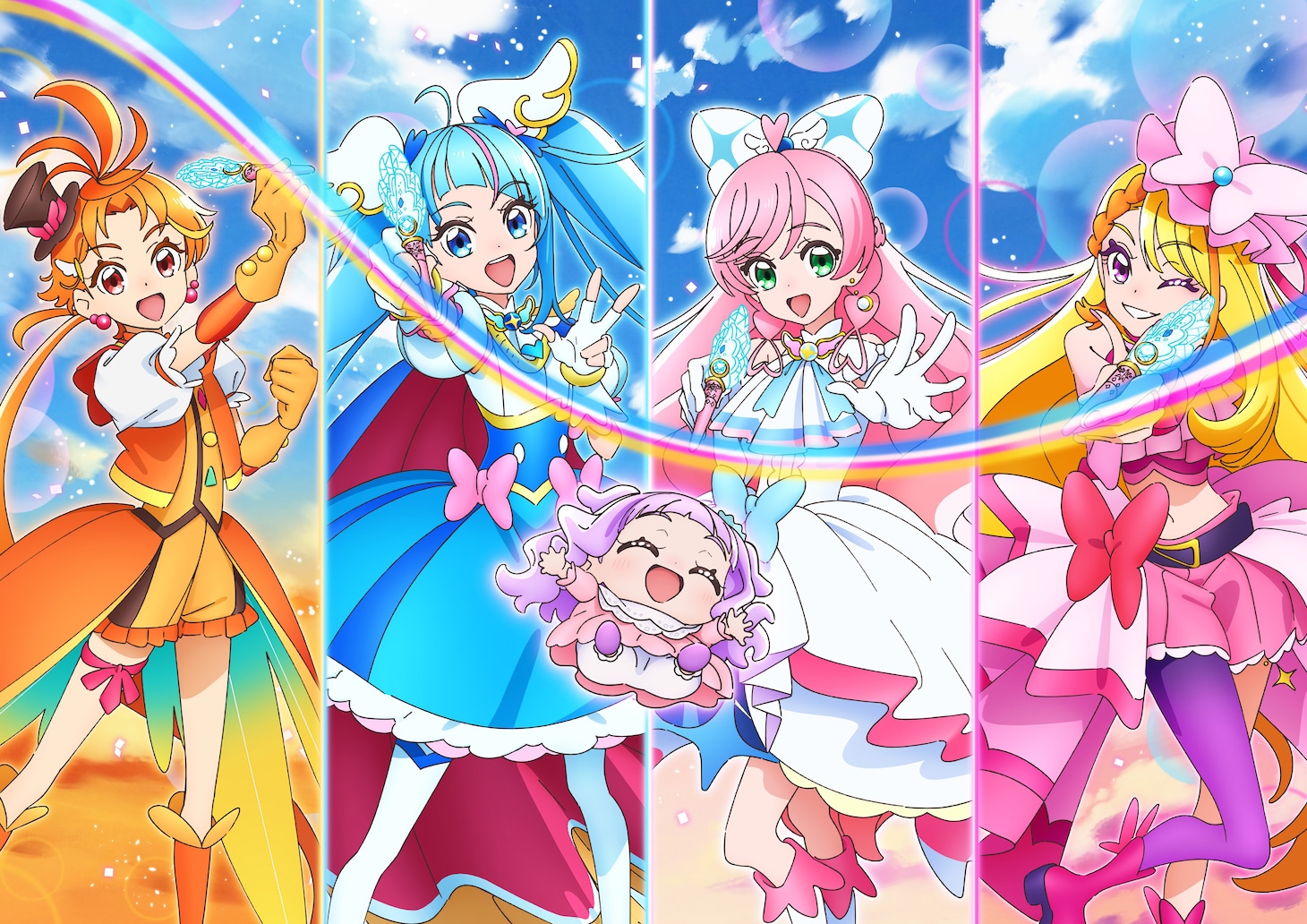 「ひろがるスカイ！プリキュア」ビジュアル (c)ABC-A・東映アニメーション