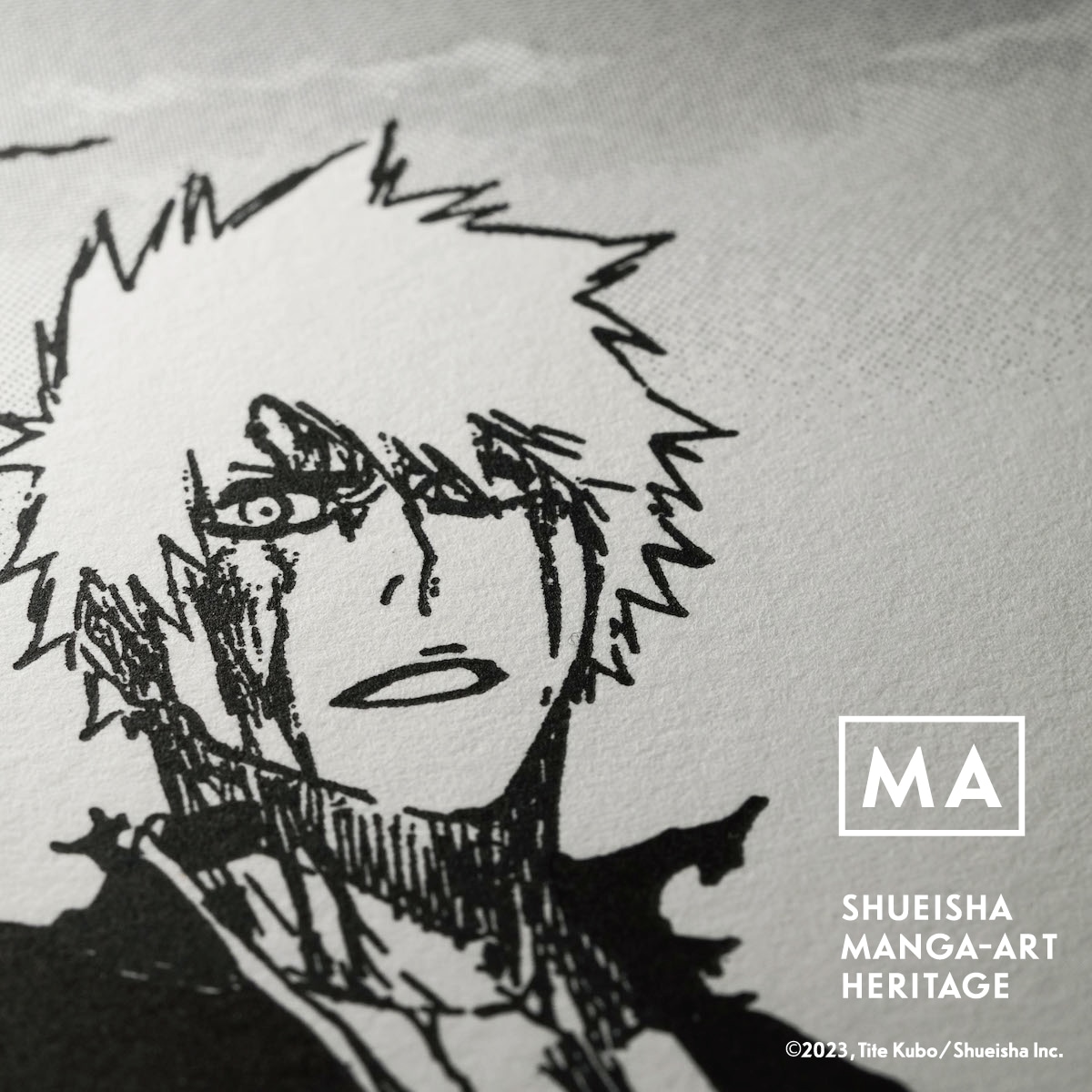 「BLEACH」活版印刷作品。