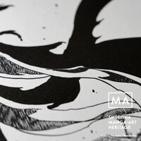 「BLEACH」活版印刷作品。