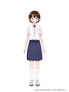小林ちひろ(CV:朝井彩加)。山田の親友。あだ名は「ちぃ」「ばやしこ」。しっかり者でよく山田の面倒を見ており、市川には心の中で「彼氏さん」と呼ばれている。色恋沙汰には疎く、意外とチョロい。(c)桜井のりお(秋田書店)/僕ヤバ製作委員会