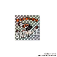購入キャンペーン限定のホログラムステッカー「チェンソーマン」
