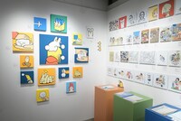 「あらゐけいいちの空想と妄想と想像と創造展」の様子。