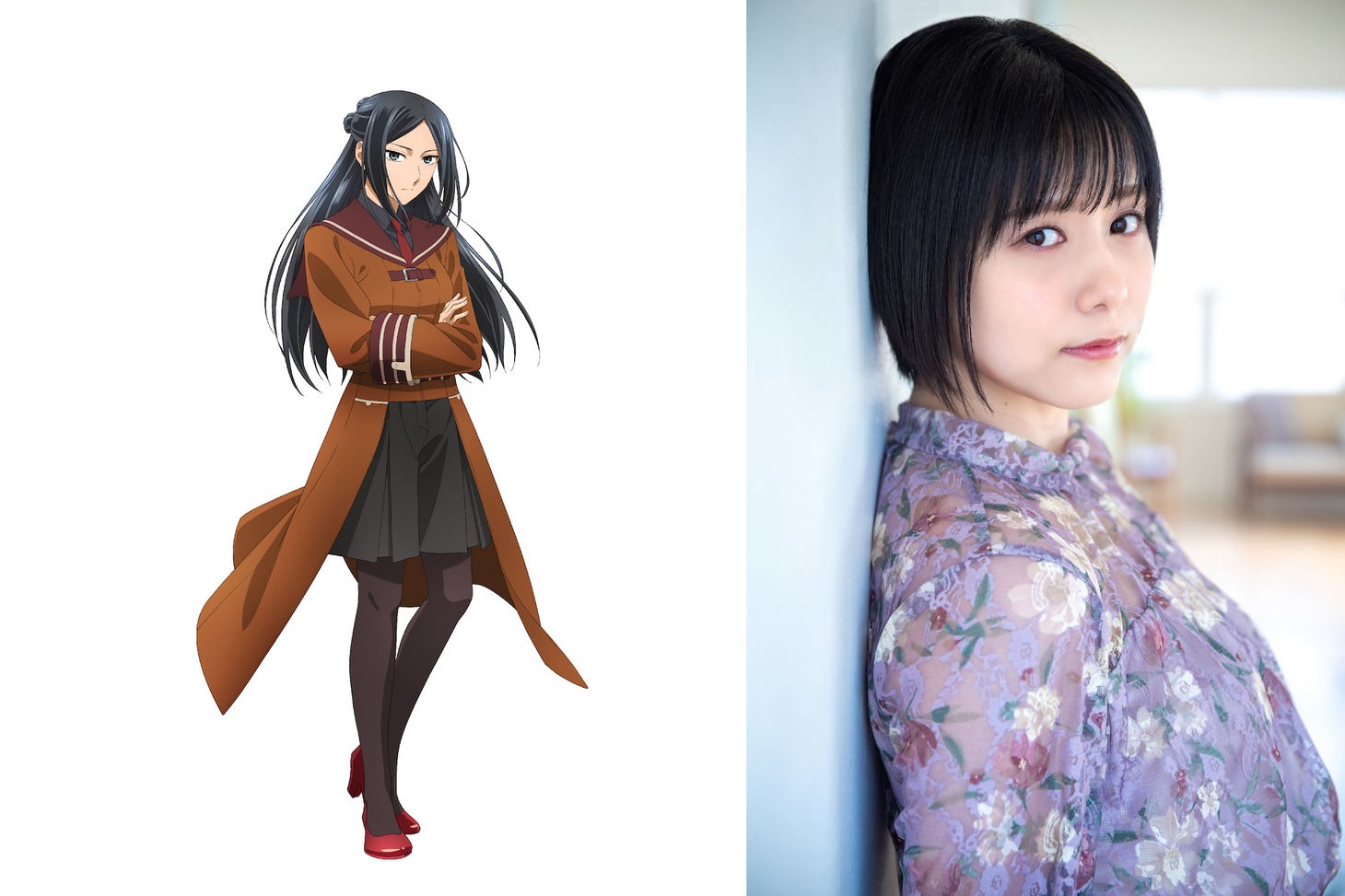 ルーシー・ウェブスター（左）と津田美波（右）。