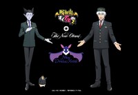 等身大の描き下ろしイラスト。