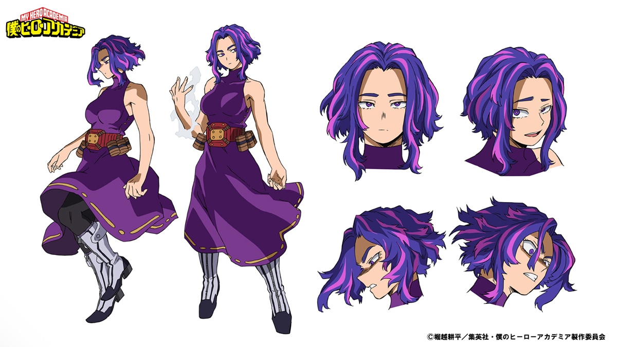 レディ・ナガンのキャラクターデザイン。