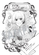 マッグガーデン特約店の購入特典となるイラストペーパー。