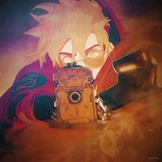 「TOMBI」と「星のクズ α」のレコードのジャケット。