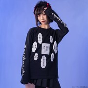 「伊藤潤二 / 富江 罵倒 ロングTシャツ」