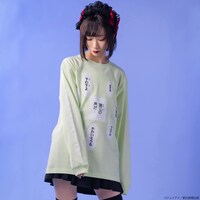 「伊藤潤二 / 富江 罵倒 ロングTシャツ」