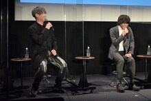 左から小西克幸、古屋亜南。